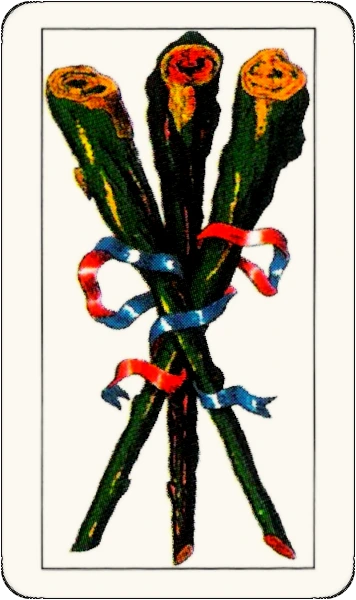 Tre di Bastoni