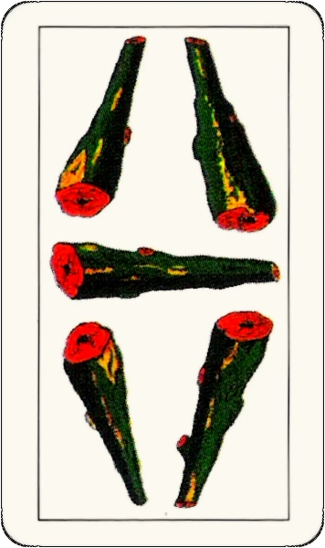 Cinque di bastoni